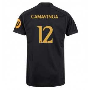 Real Madrid Eduardo Camavinga #12 Rezervni Dres 2023-24 Kratak Rukavima